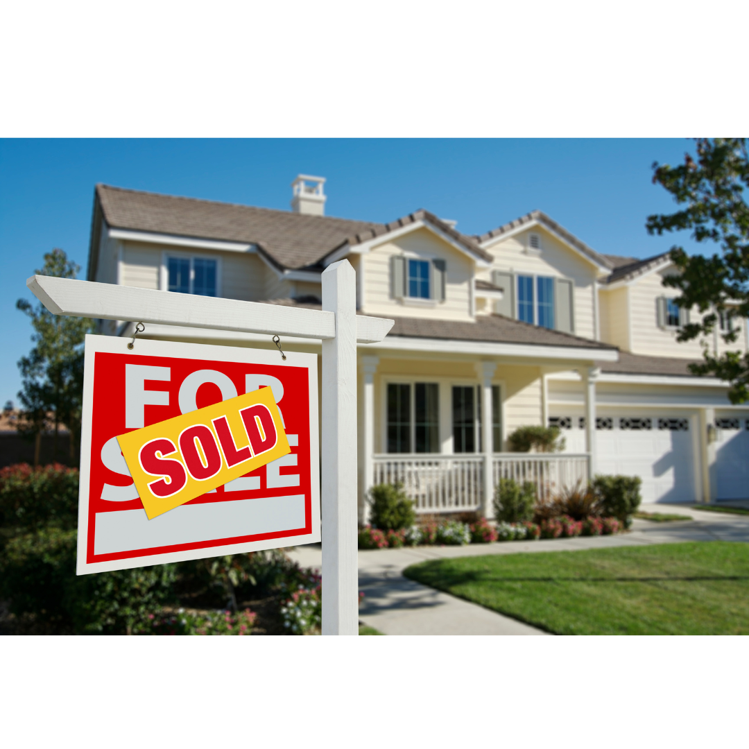 property for sale sold white house with for sale signage